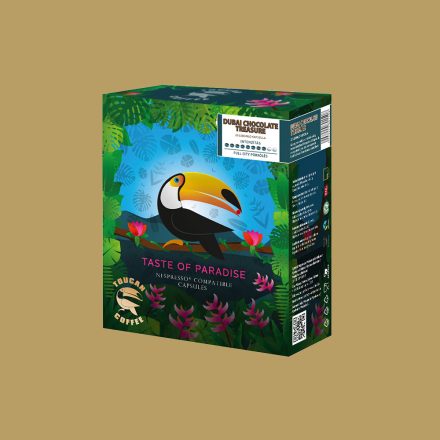 Dubai Chocolate Treasure TOUCAN  NESPRESSO® KOMPATIBILIS KÁVÉKAPSZULA 20db