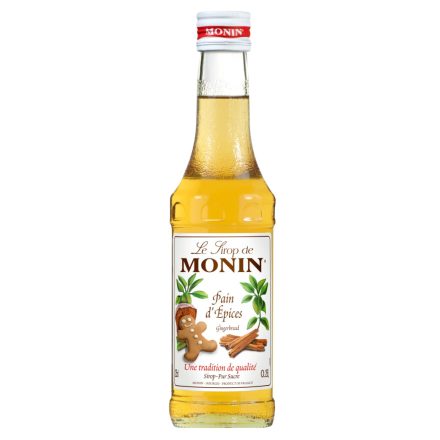 MONIN Gingerbread szirup cukor tartalommal 0,25l